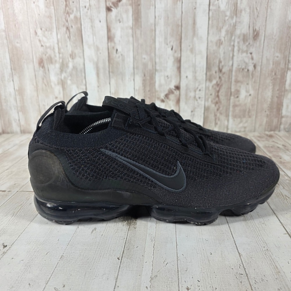 Nike Air Vapormax 2021 Flyknit Triple Black DH4084-001 Mens 12 Sneaker